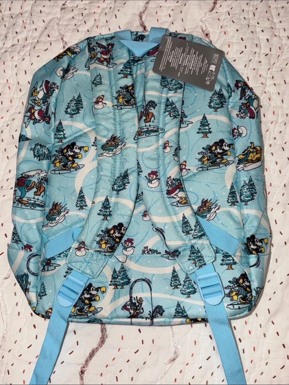 NWT Disney Backpack Mickey Mouse Minnie Mouse with Padded Laptop Pocket